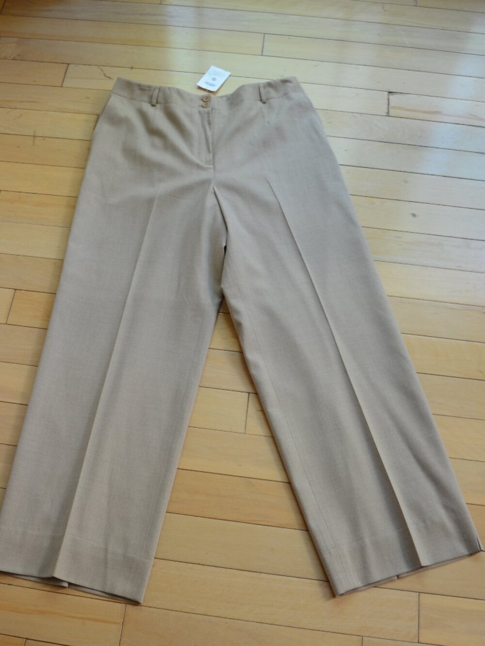 Talbots Wide Leg Pants Wool Size 16 NWT